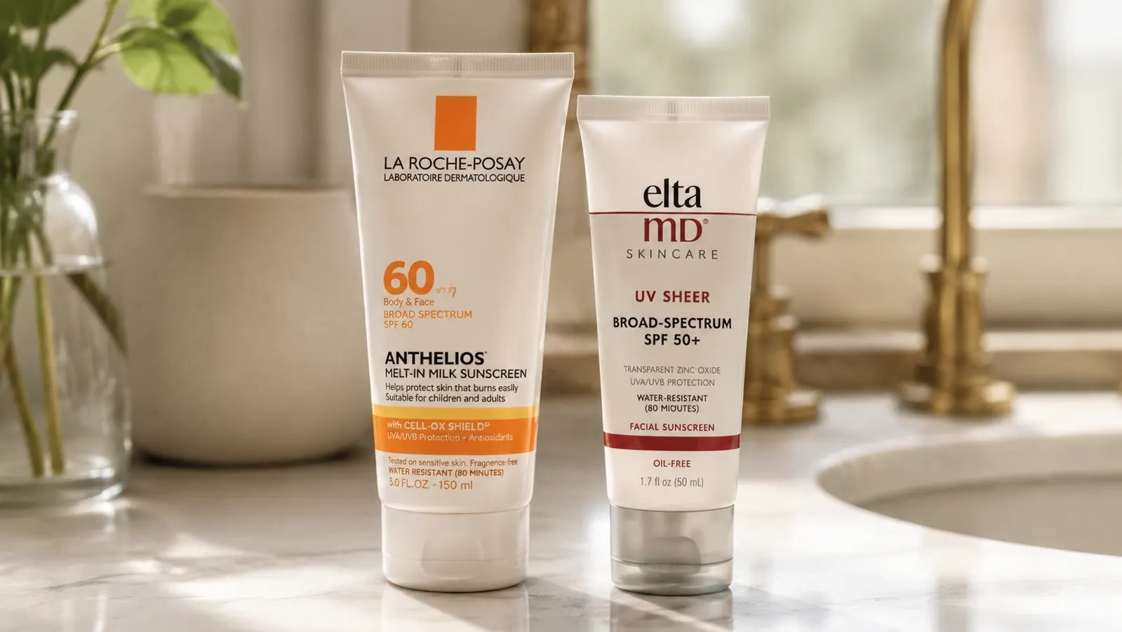 Eucerin Sun Age Defense SPF 50 vs CeraVe AM Moisturizer SPF 50: Which Is Better for Aging Skin?